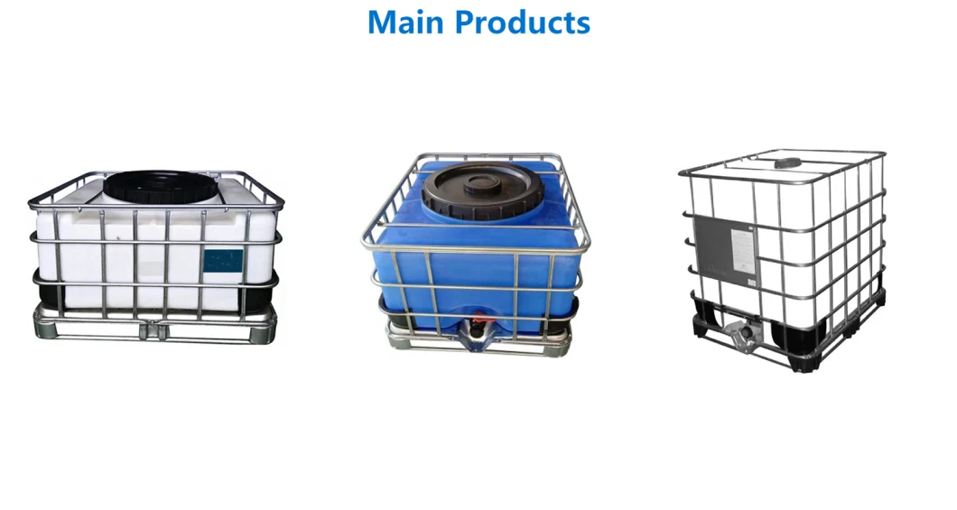 1000L IBC Tank with Plastic Tank and Steel Frame / Water Storage Tank / Tank Container