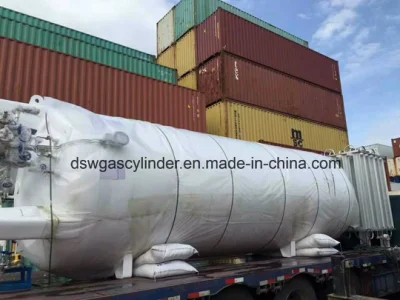 China Vacuum Powder Insulation Liquid Argon Nitrogen Oxygen Storage Tank